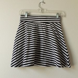 Striped Skater Skirt